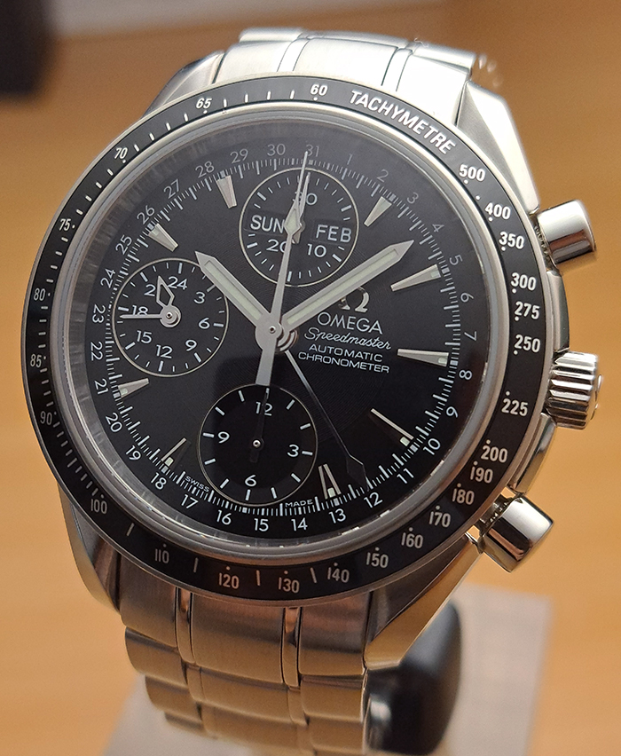 Omega Speedmaster Day-Date Chronograph Wristwatch Ref. 3220.50